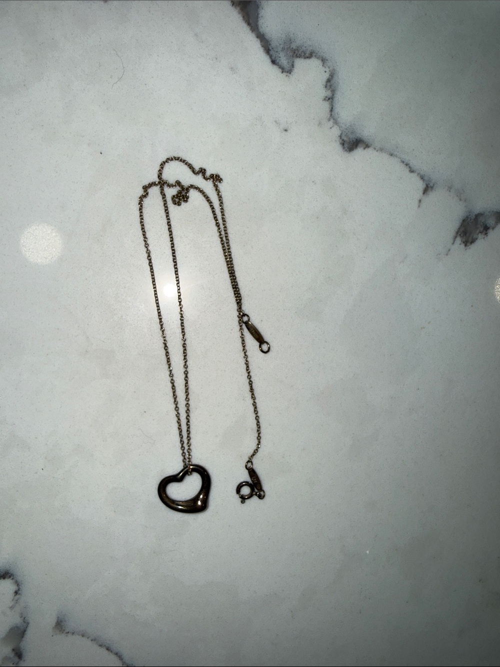 Tiffany&Co. Elsa Peretti Open Heart Pendant